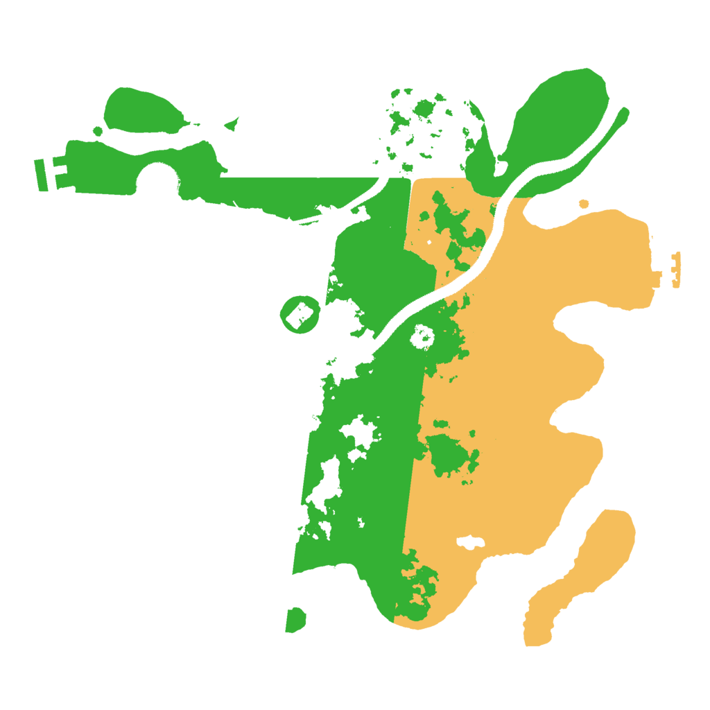 Biome Rust Map: Procedural Map, Size: 3000, Seed: 928656146