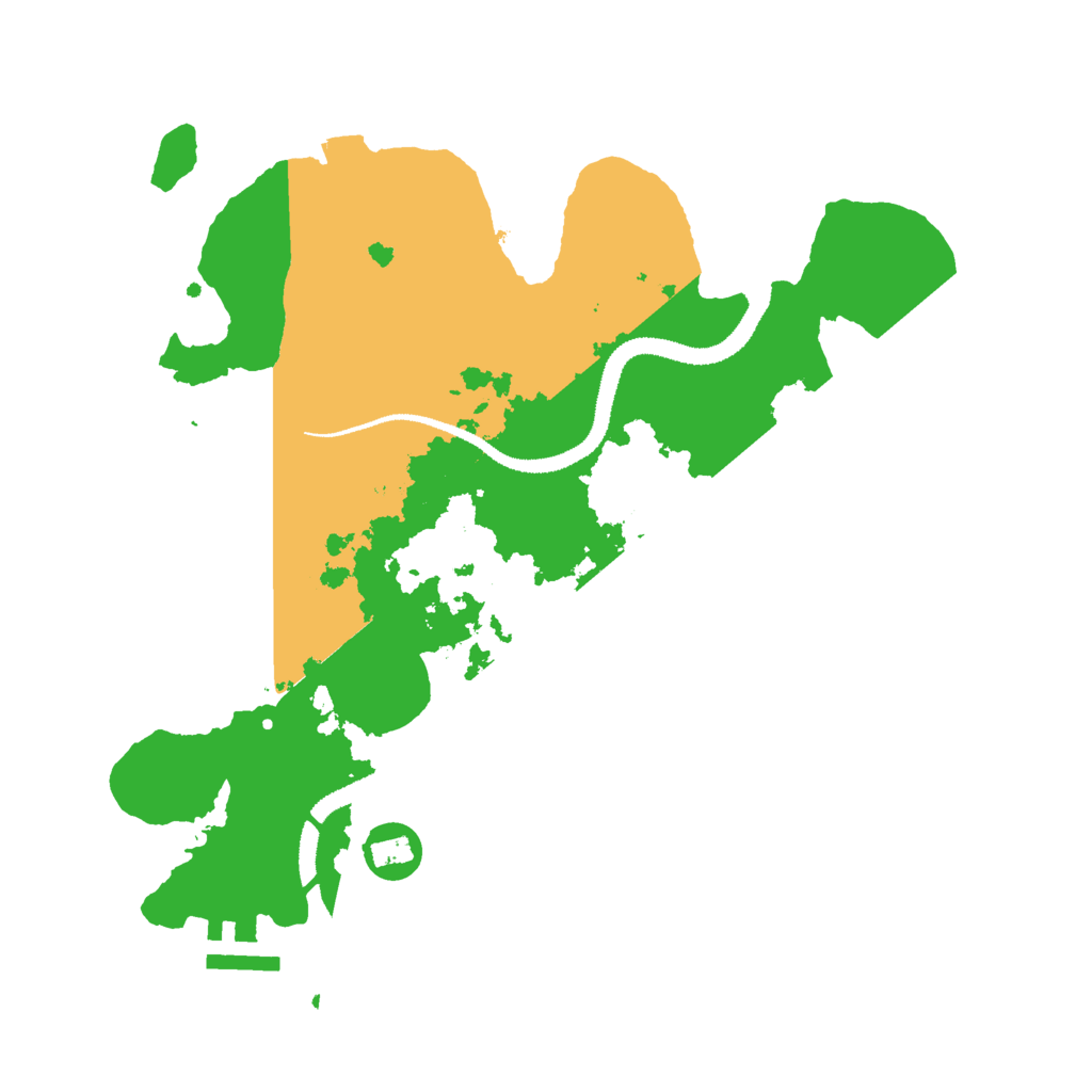 Biome Rust Map: Procedural Map, Size: 3000, Seed: 22157
