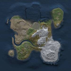 Thumbnail Rust Map: Procedural Map, Size: 2300, Seed: 946069763, 8 Monuments