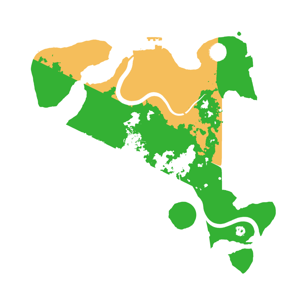 Biome Rust Map: Procedural Map, Size: 3000, Seed: 8752314