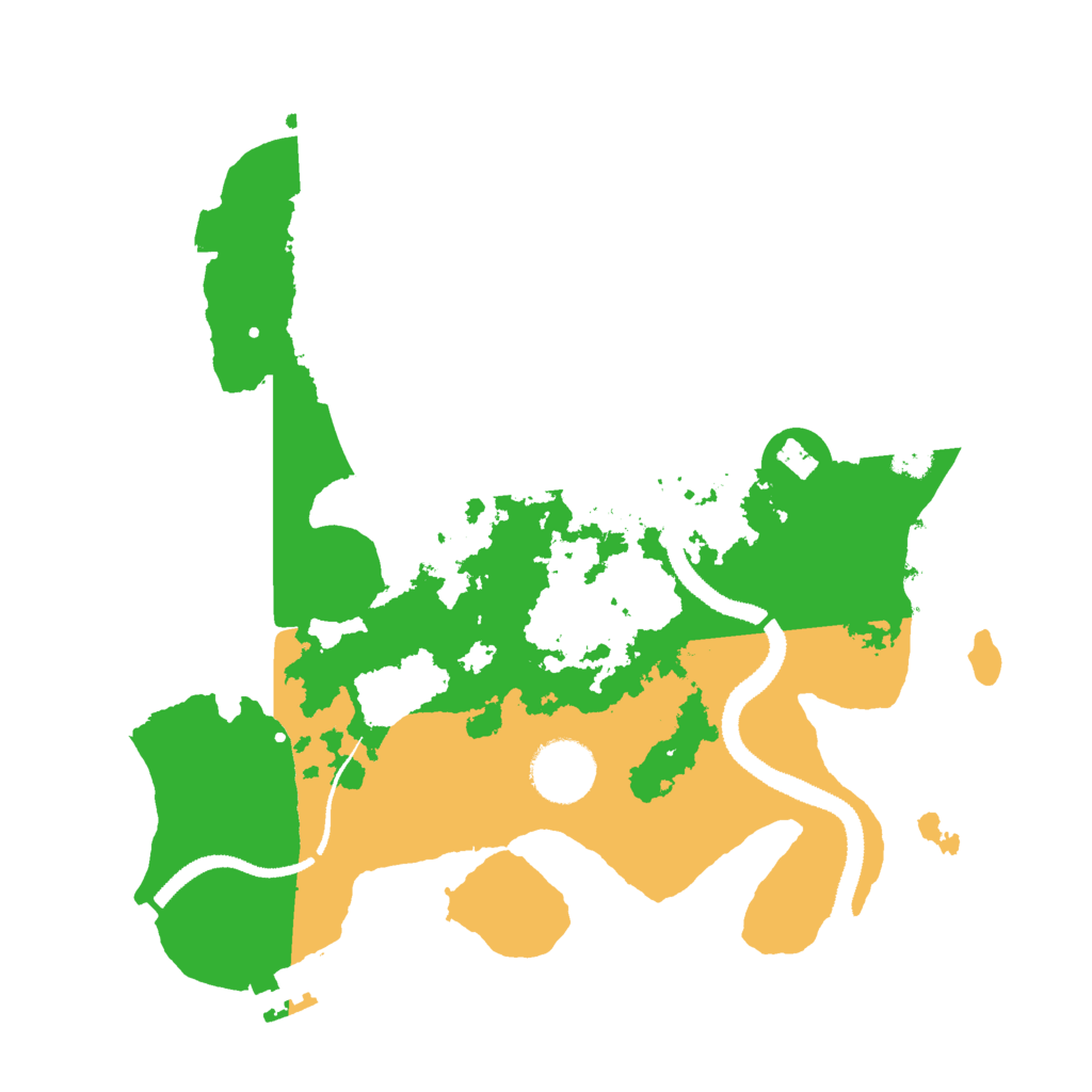 Biome Rust Map: Procedural Map, Size: 3000, Seed: 851600418