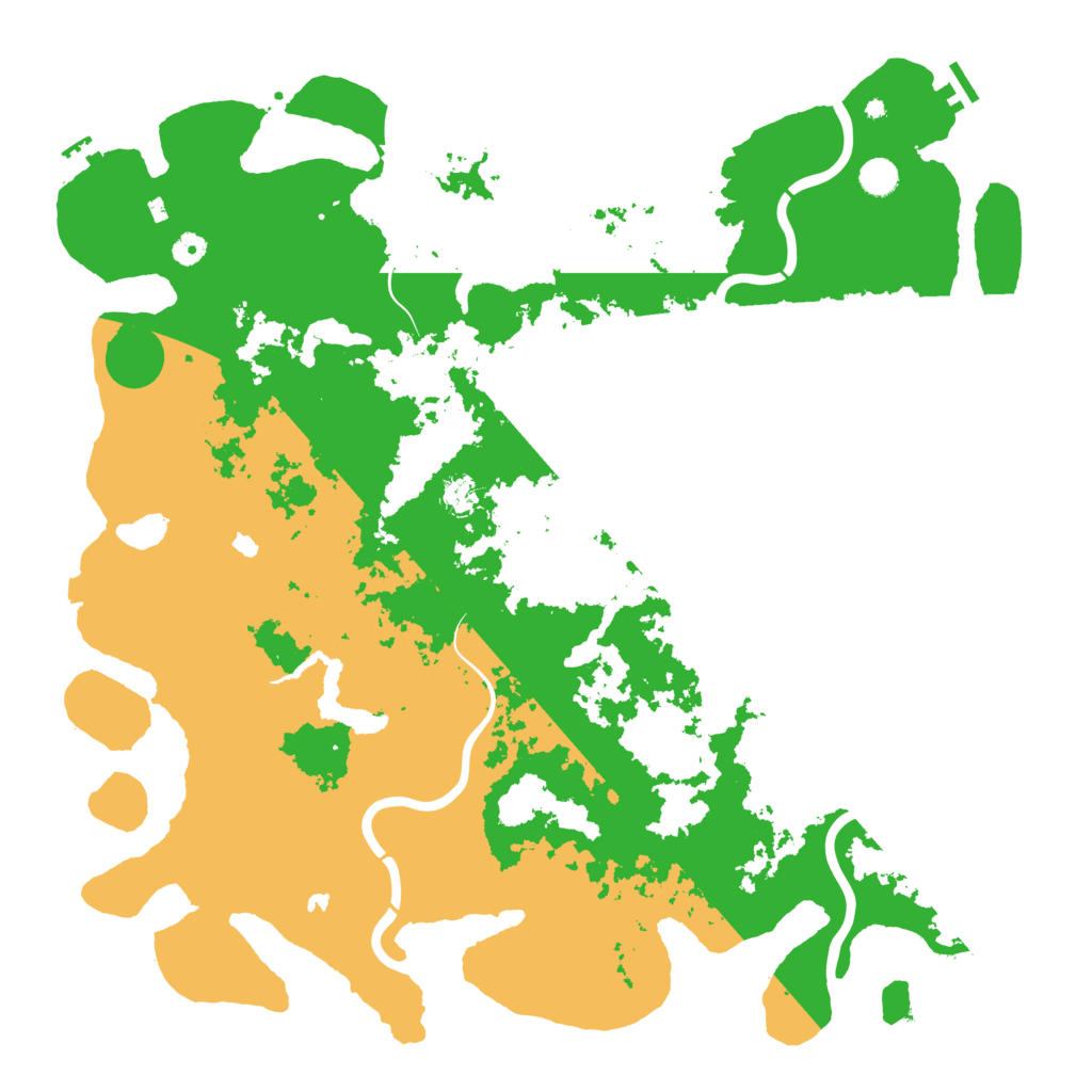 Biome Rust Map: Procedural Map, Size: 5000, Seed: 8239534
