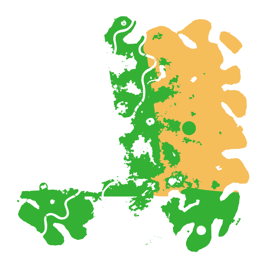Biome Rust Map: Procedural Map, Size: 5000, Seed: 8264673