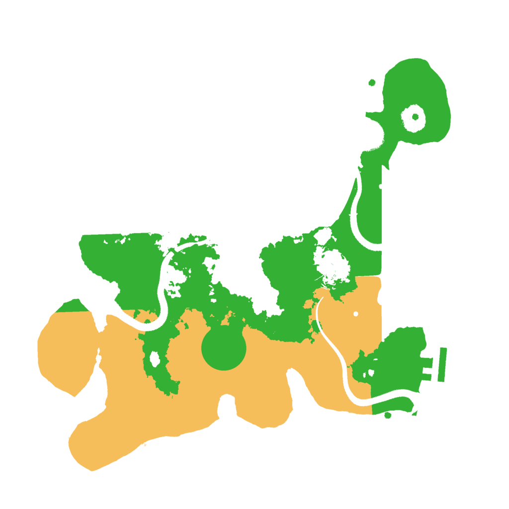 Biome Rust Map: Procedural Map, Size: 3000, Seed: 1668416996