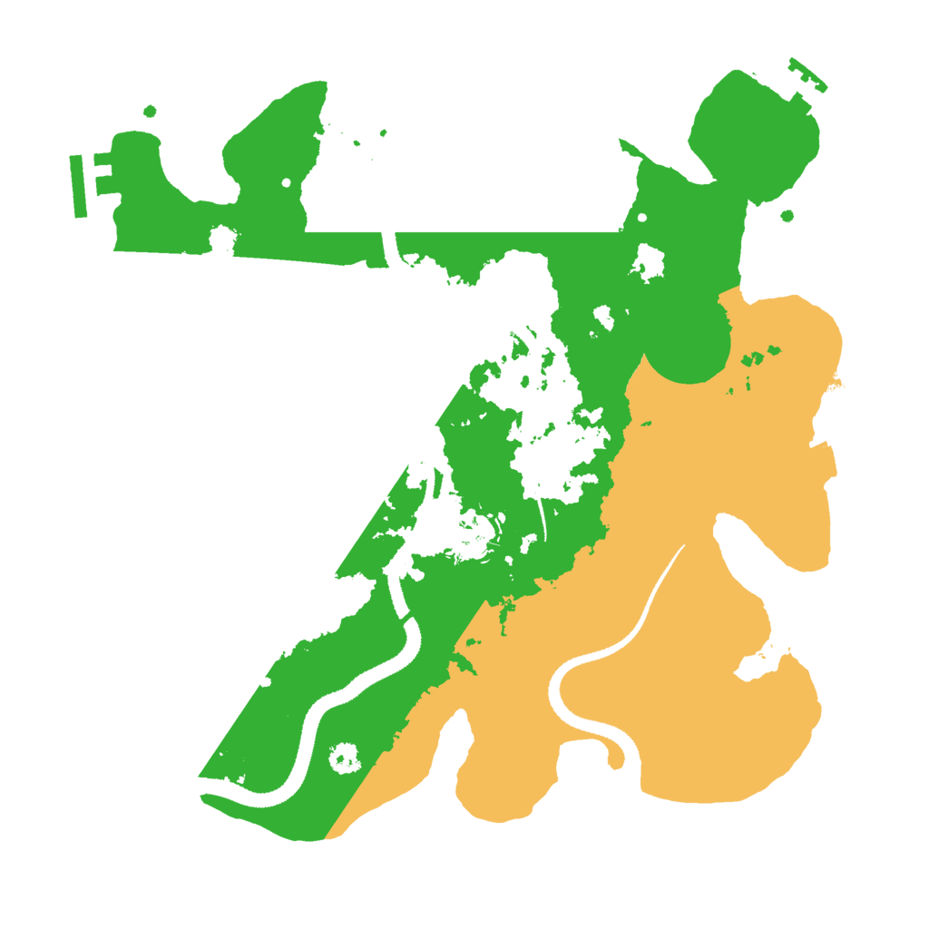 Biome Rust Map: Procedural Map, Size: 3000, Seed: 87583