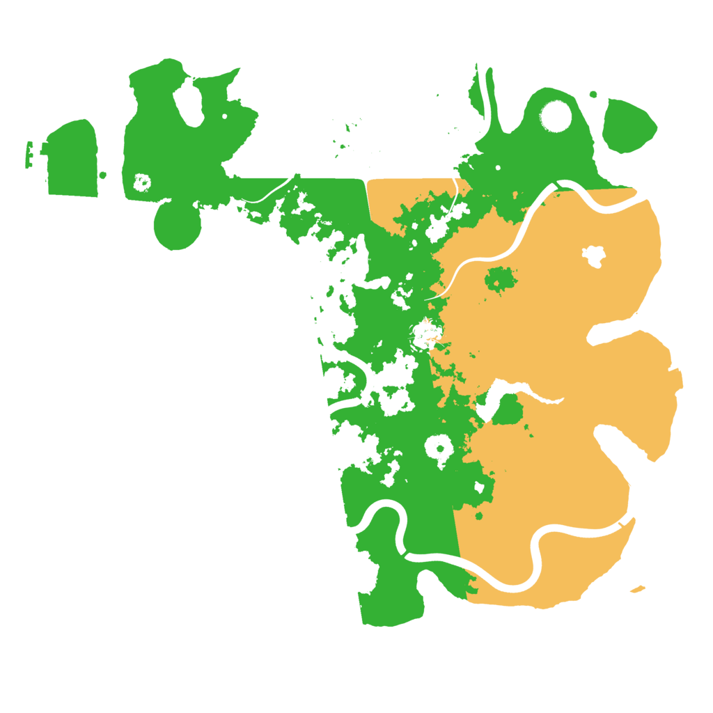 Biome Rust Map: Procedural Map, Size: 4000, Seed: 17944300