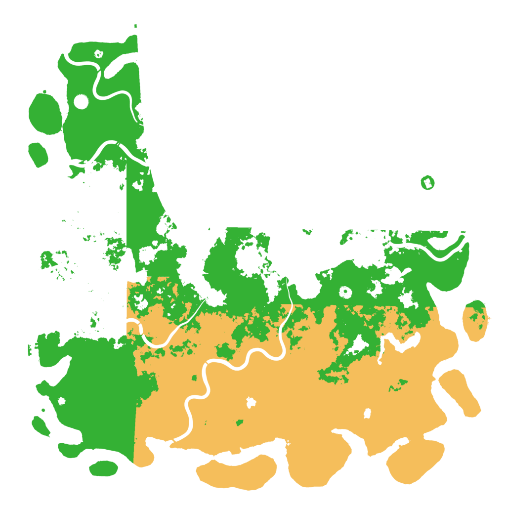 Biome Rust Map: Procedural Map, Size: 6000, Seed: 2754346