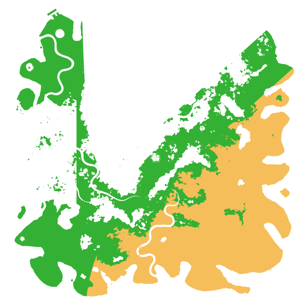 Biome Rust Map: Procedural Map, Size: 6000, Seed: 729384521