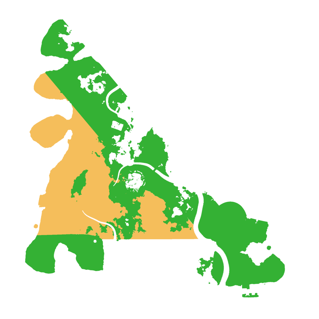 Biome Rust Map: Procedural Map, Size: 3000, Seed: 1423985