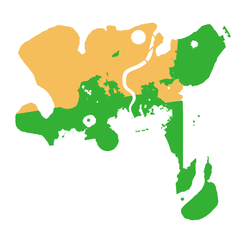 Biome Rust Map: Procedural Map, Size: 3000, Seed: 1040864625