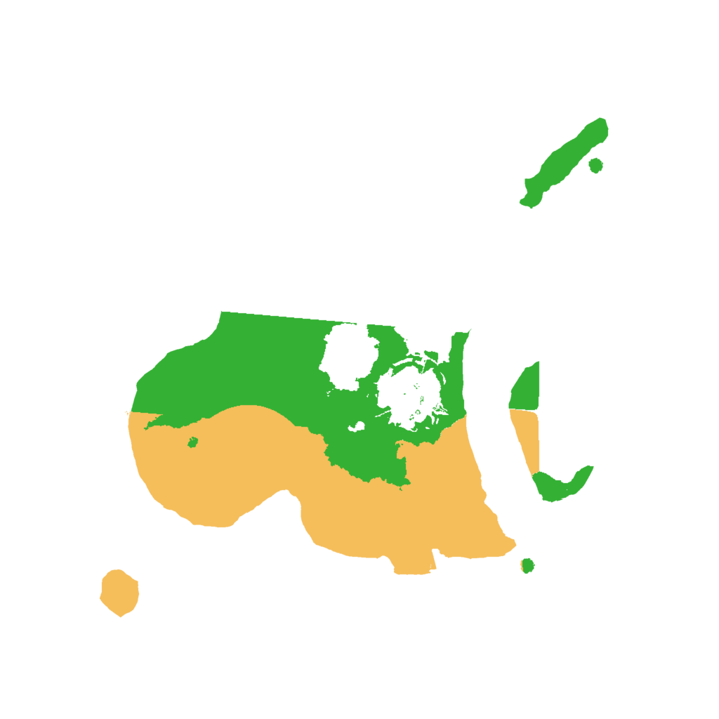 Biome Rust Map: Procedural Map, Size: 2000, Seed: 441436637