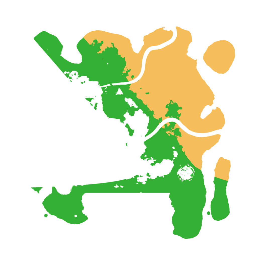 Biome Rust Map: Procedural Map, Size: 3000, Seed: 1582601188