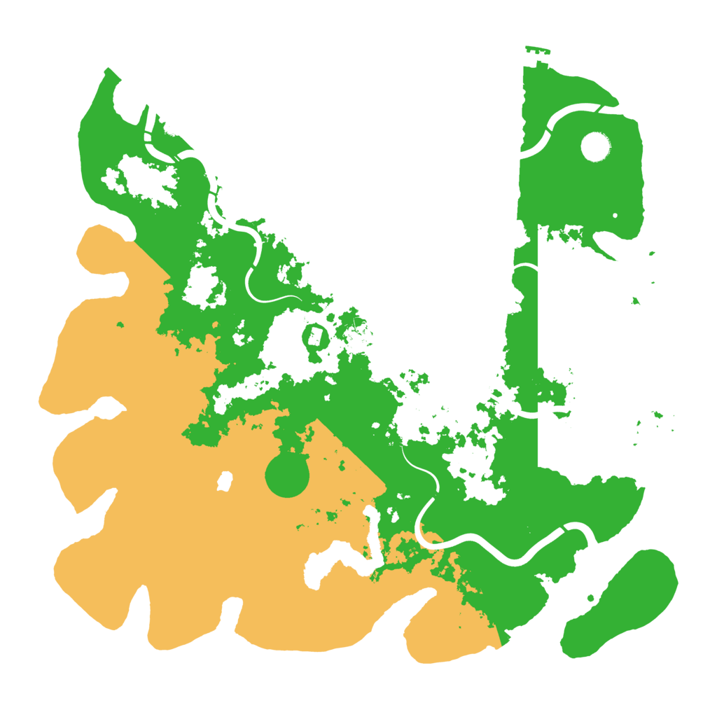 Biome Rust Map: Procedural Map, Size: 4300, Seed: 900304