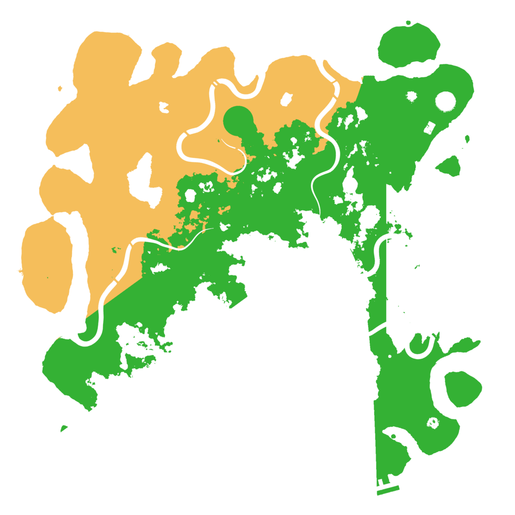 Biome Rust Map: Procedural Map, Size: 4500, Seed: 647709732
