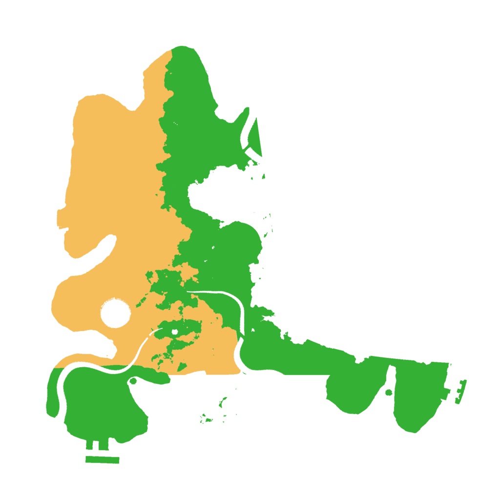 Biome Rust Map: Procedural Map, Size: 3000, Seed: 1663143935