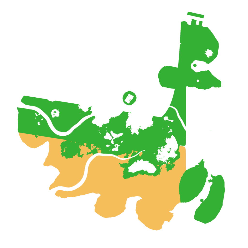 Biome Rust Map: Procedural Map, Size: 3000, Seed: 89345678