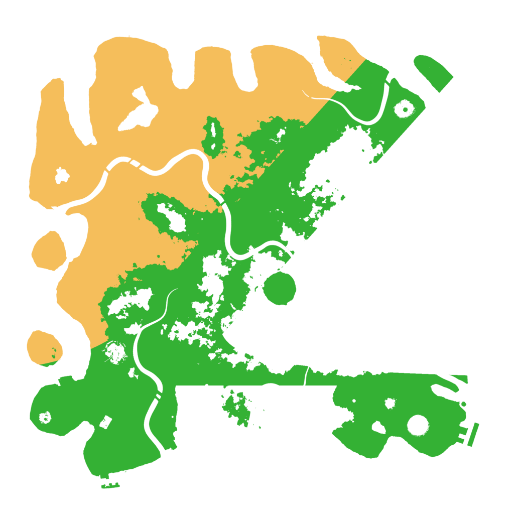 Biome Rust Map: Procedural Map, Size: 4300, Seed: 958094778