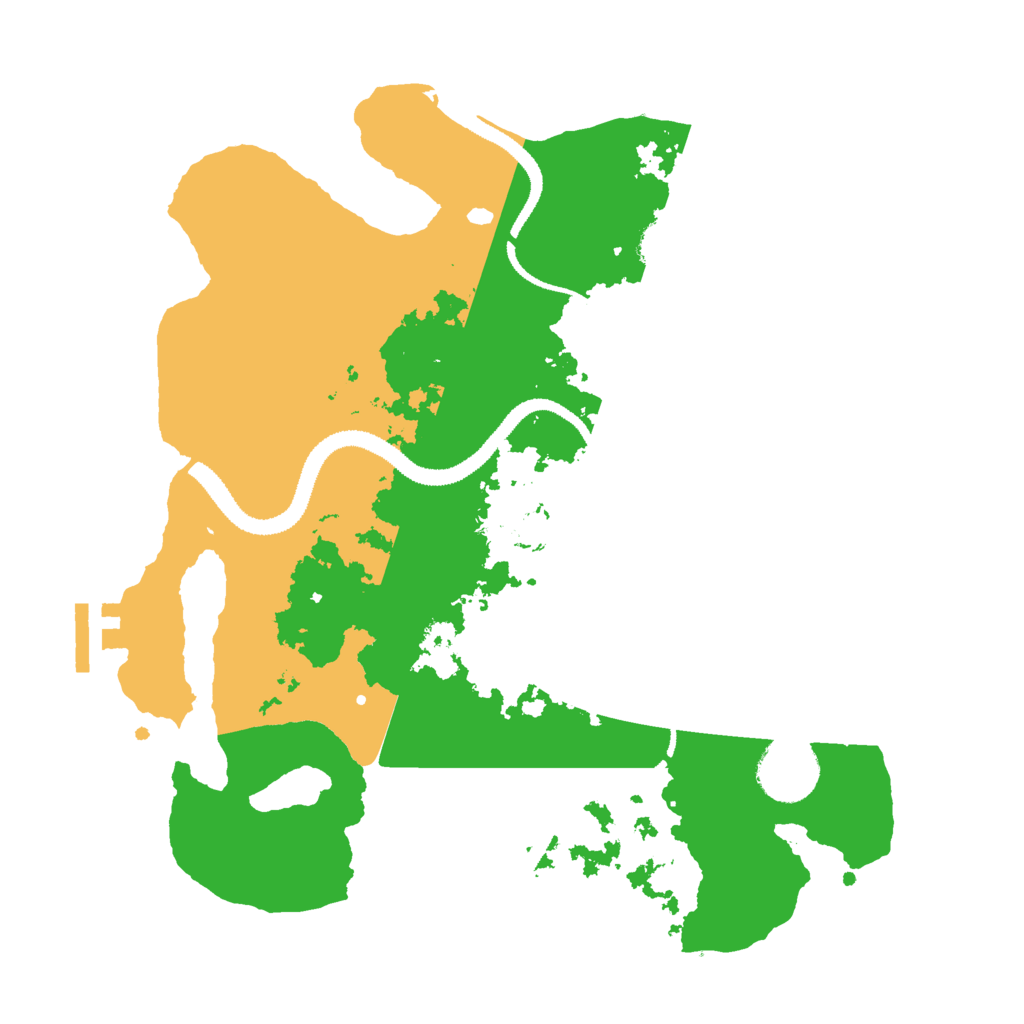 Biome Rust Map: Procedural Map, Size: 3000, Seed: 68450