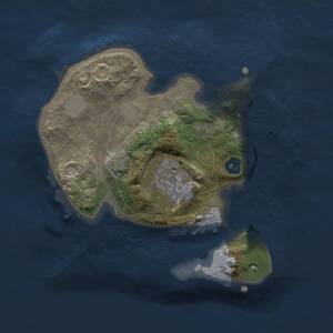 Thumbnail Rust Map: Procedural Map, Size: 2000, Seed: 471196478, 4 Monuments