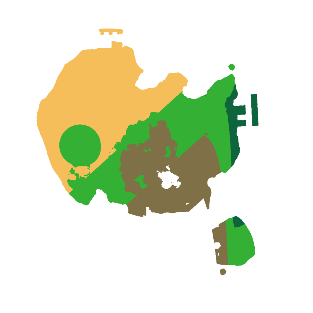 Biome Rust Map: Procedural Map, Size: 2000, Seed: 471196478
