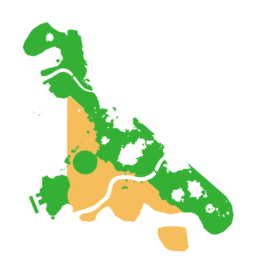 Biome Rust Map: Procedural Map, Size: 3000, Seed: 13377