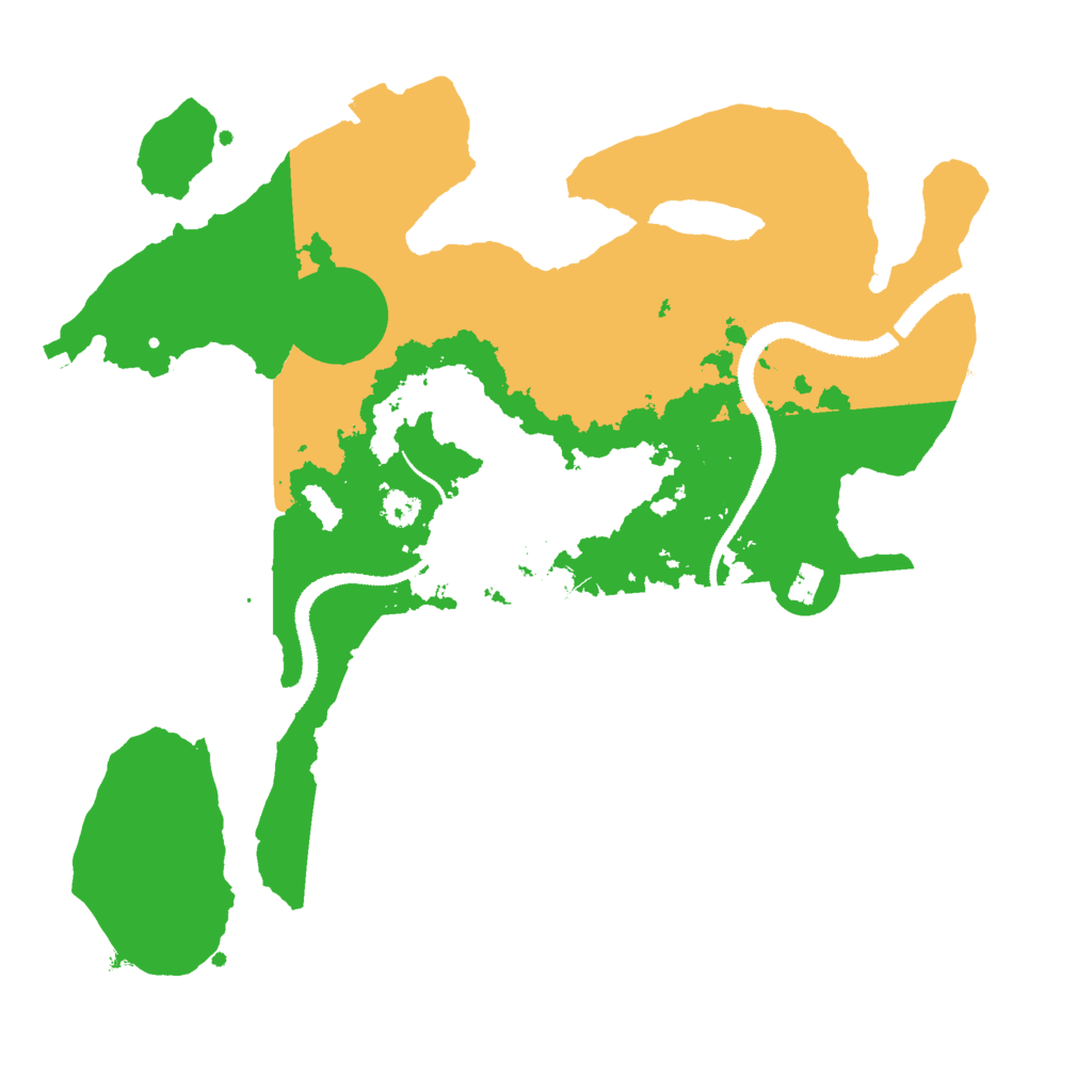 Biome Rust Map: Procedural Map, Size: 3000, Seed: 62352