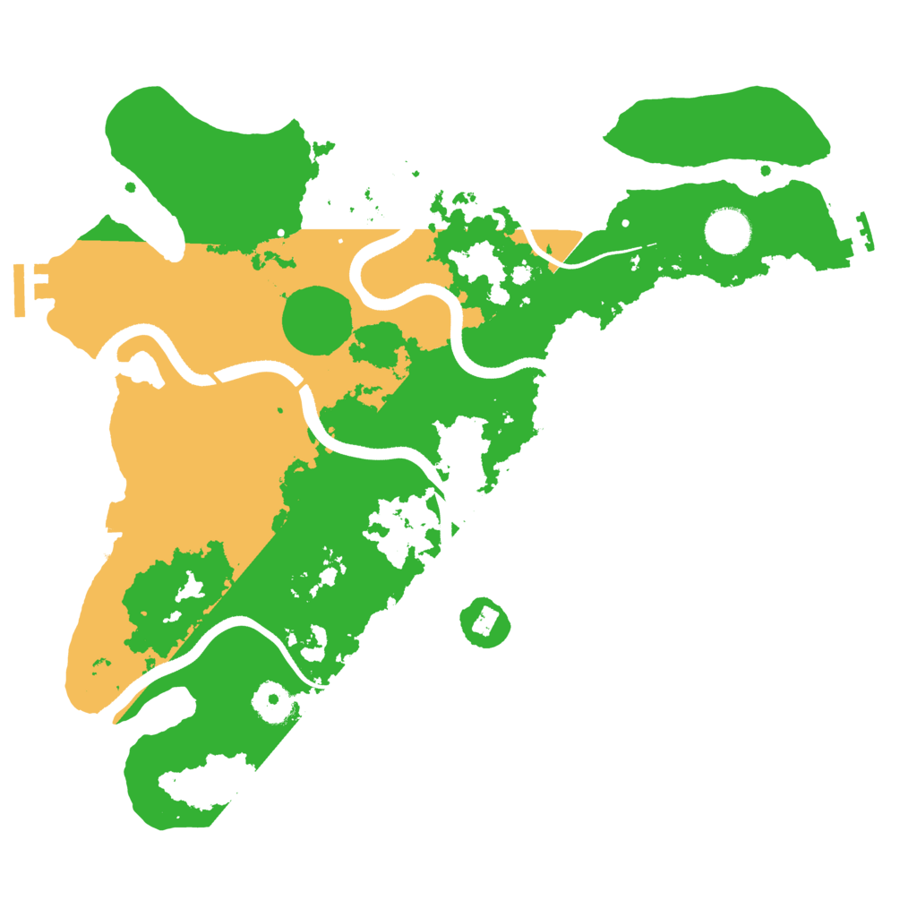 Biome Rust Map: Procedural Map, Size: 3500, Seed: 875447