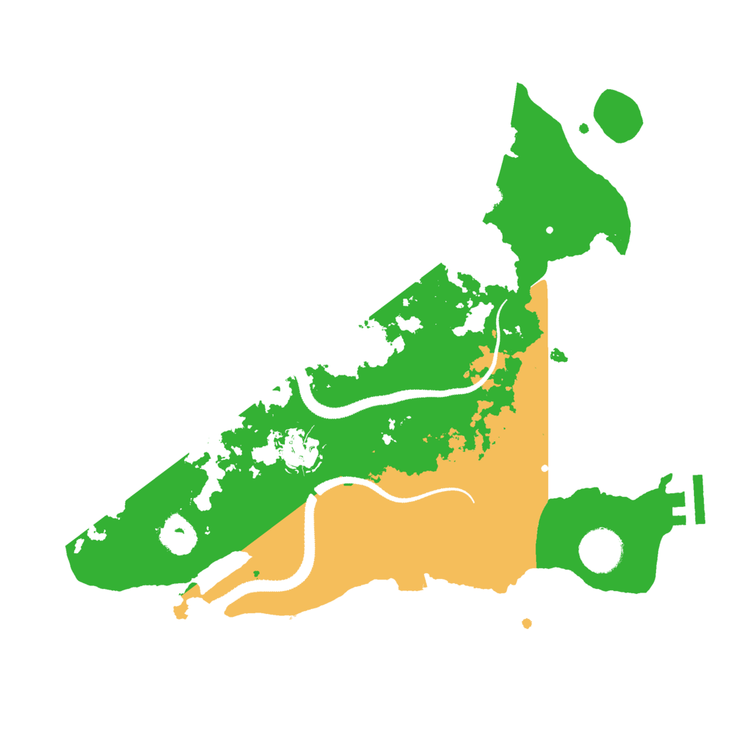 Biome Rust Map: Procedural Map, Size: 3000, Seed: 827326