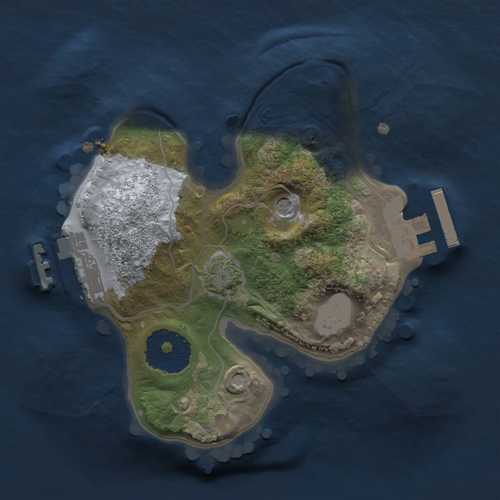 Rust Map: Procedural Map, Size: 1700, Seed: 198925658, 5 Monuments
