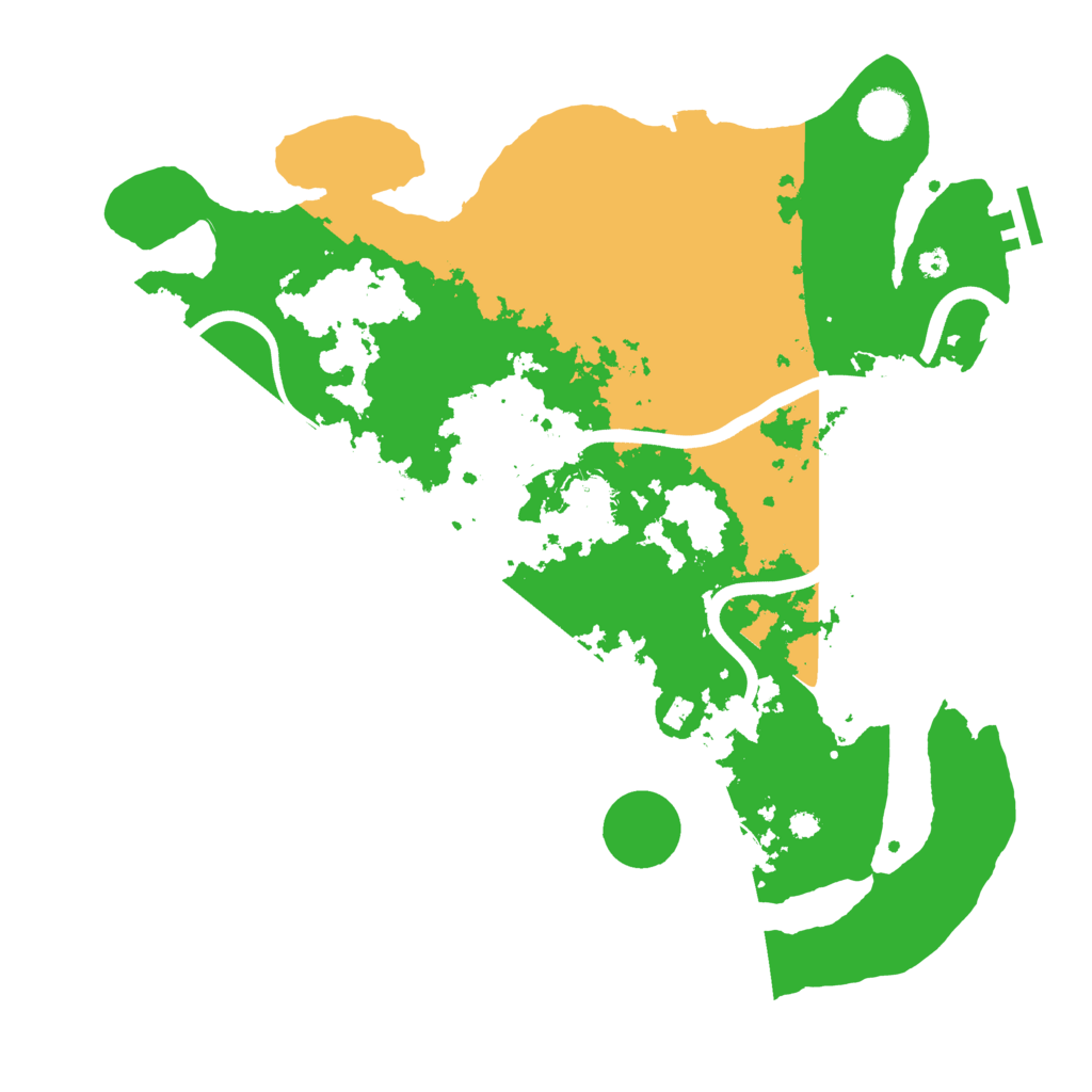 Biome Rust Map: Procedural Map, Size: 3750, Seed: 151210737