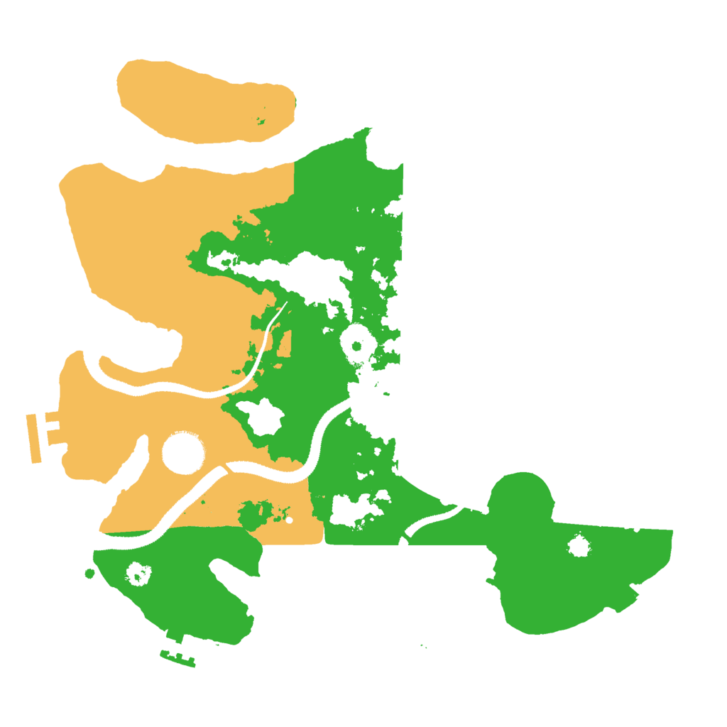 Biome Rust Map: Procedural Map, Size: 3000, Seed: 8972