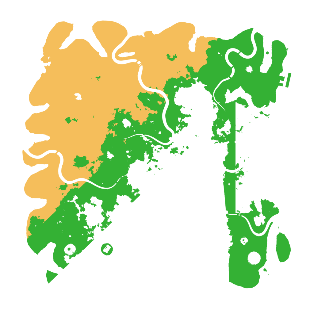 Biome Rust Map: Procedural Map, Size: 4300, Seed: 2093272619