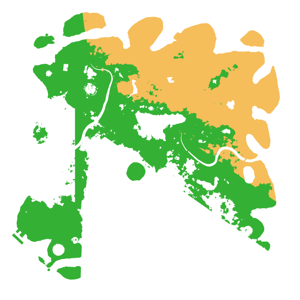 Biome Rust Map: Procedural Map, Size: 4500, Seed: 796979642