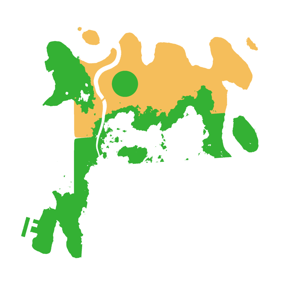 Biome Rust Map: Procedural Map, Size: 3000, Seed: 1160807836