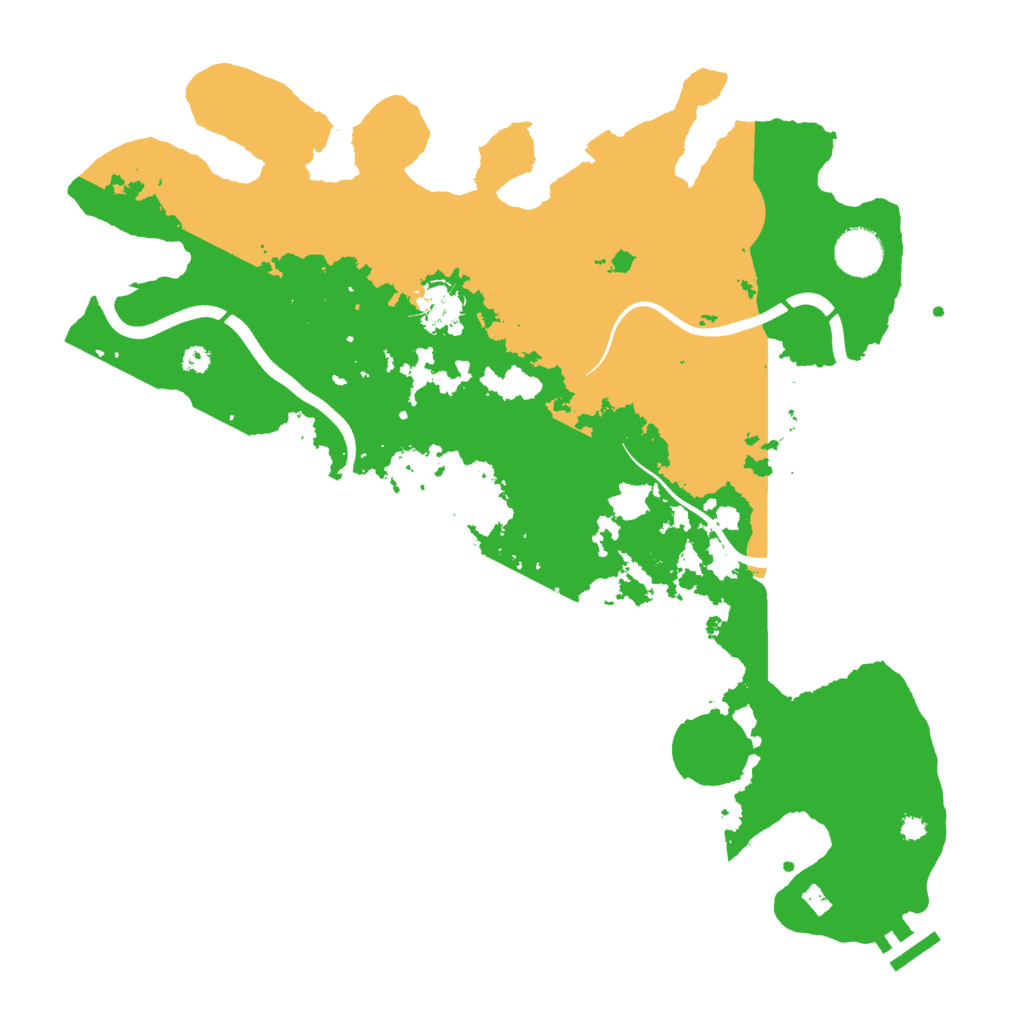 Biome Rust Map: Procedural Map, Size: 3750, Seed: 411008324