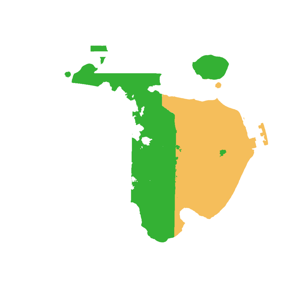 Biome Rust Map: Procedural Map, Size: 2000, Seed: 45736