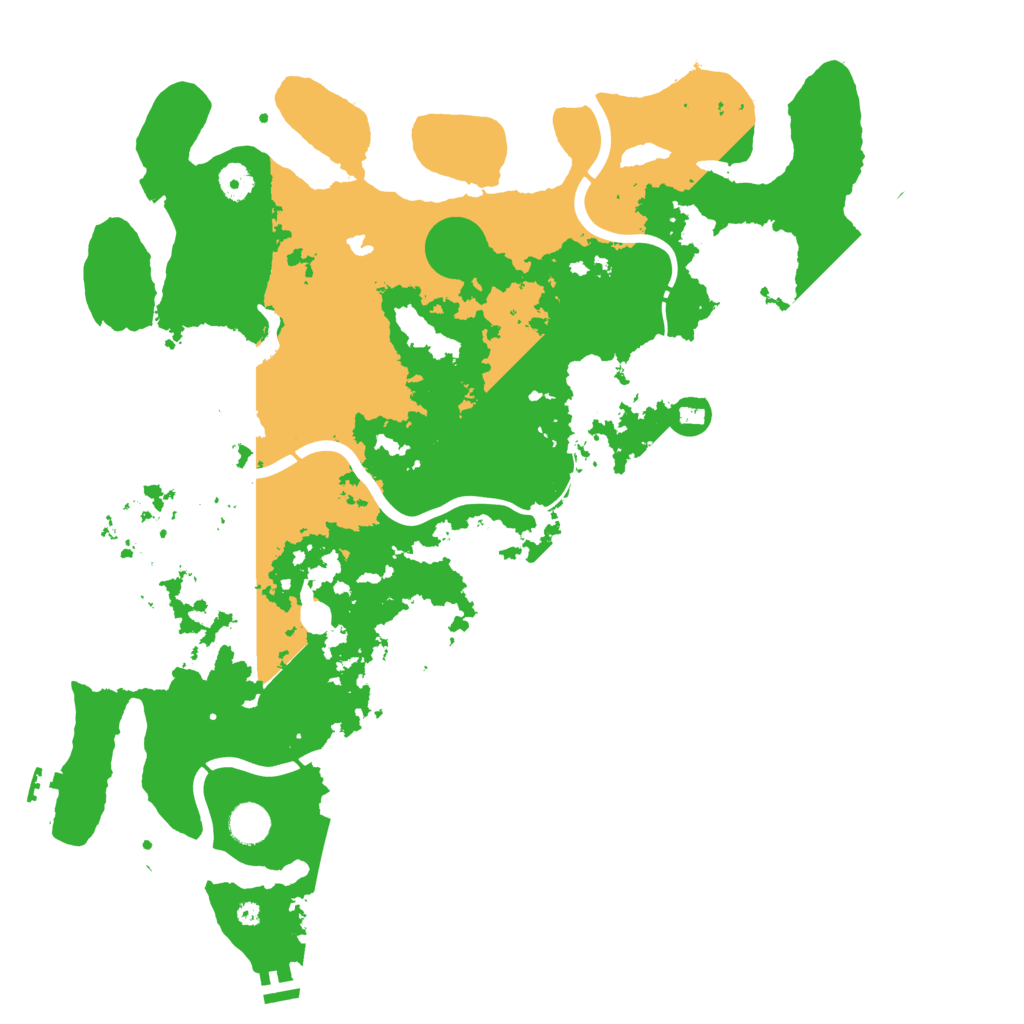 Biome Rust Map: Procedural Map, Size: 4350, Seed: 31072025