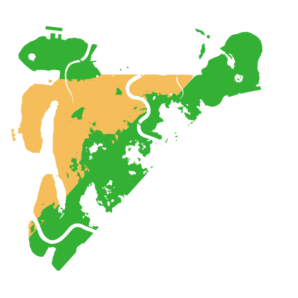 Biome Rust Map: Procedural Map, Size: 3600, Seed: 770