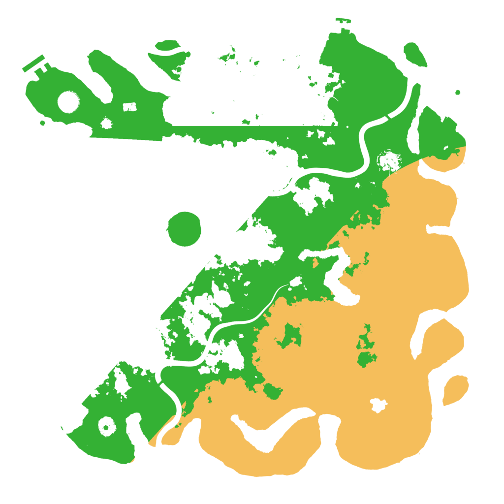 Biome Rust Map: Procedural Map, Size: 4096, Seed: 48535