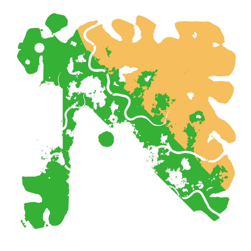 Biome Rust Map: Procedural Map, Size: 4500, Seed: 845273413