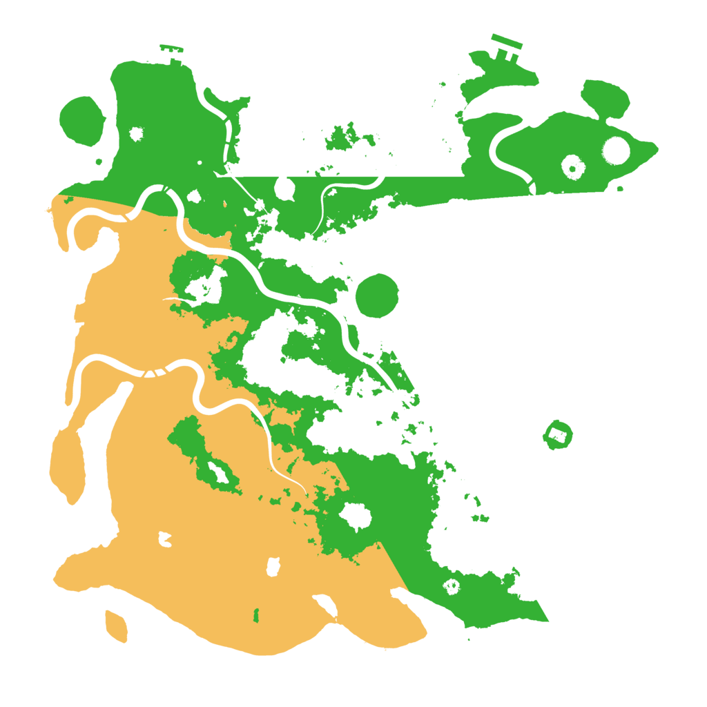 Biome Rust Map: Procedural Map, Size: 4500, Seed: 1374510152