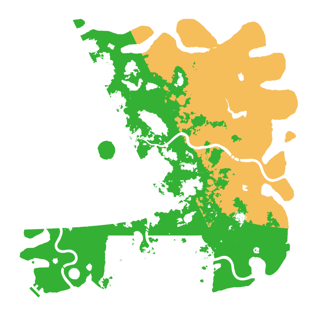 Biome Rust Map: Procedural Map, Size: 5000, Seed: 984353