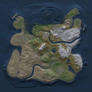 Thumbnail Rust Map: Procedural Map, Size: 2800, Seed: 1874900836, 12 Monuments