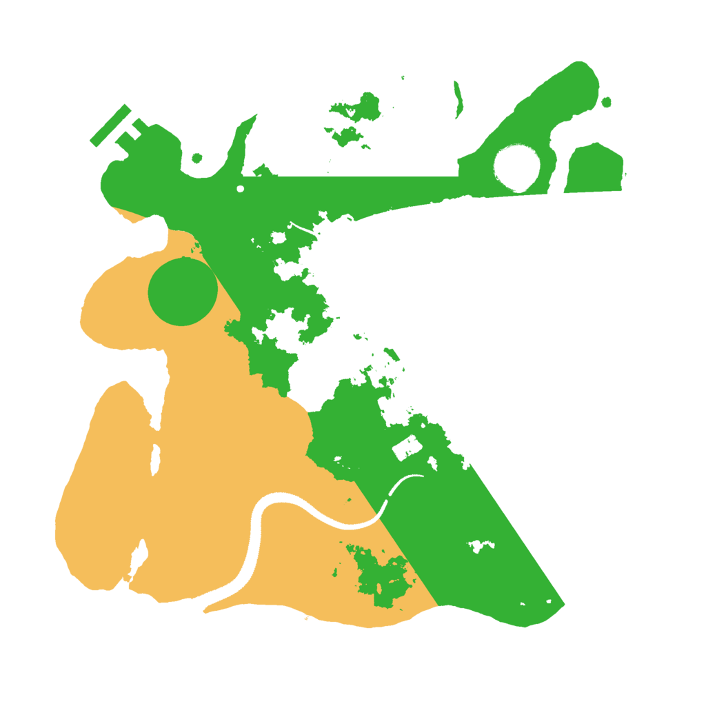 Biome Rust Map: Procedural Map, Size: 2800, Seed: 1874900836