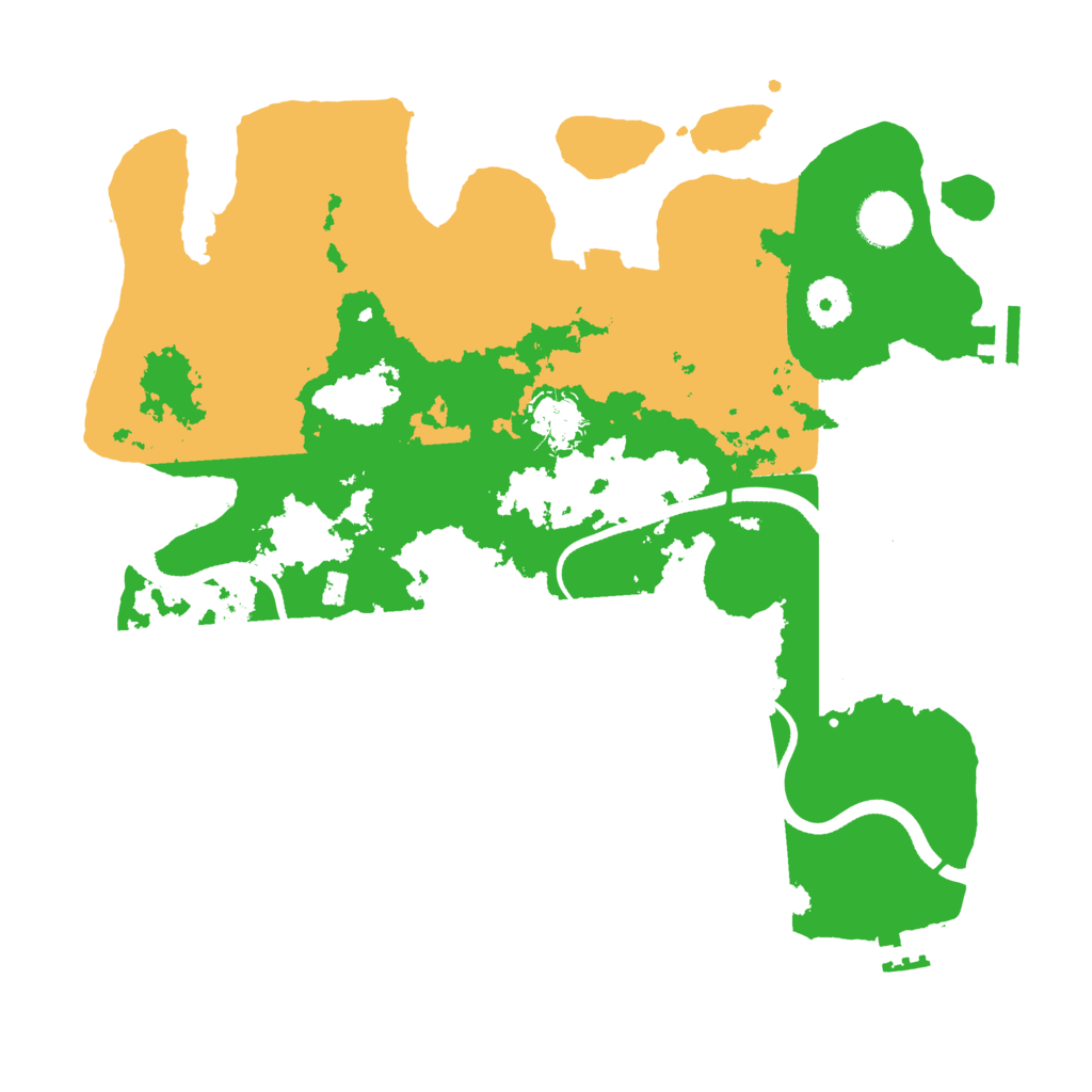 Biome Rust Map: Procedural Map, Size: 3500, Seed: 415759893
