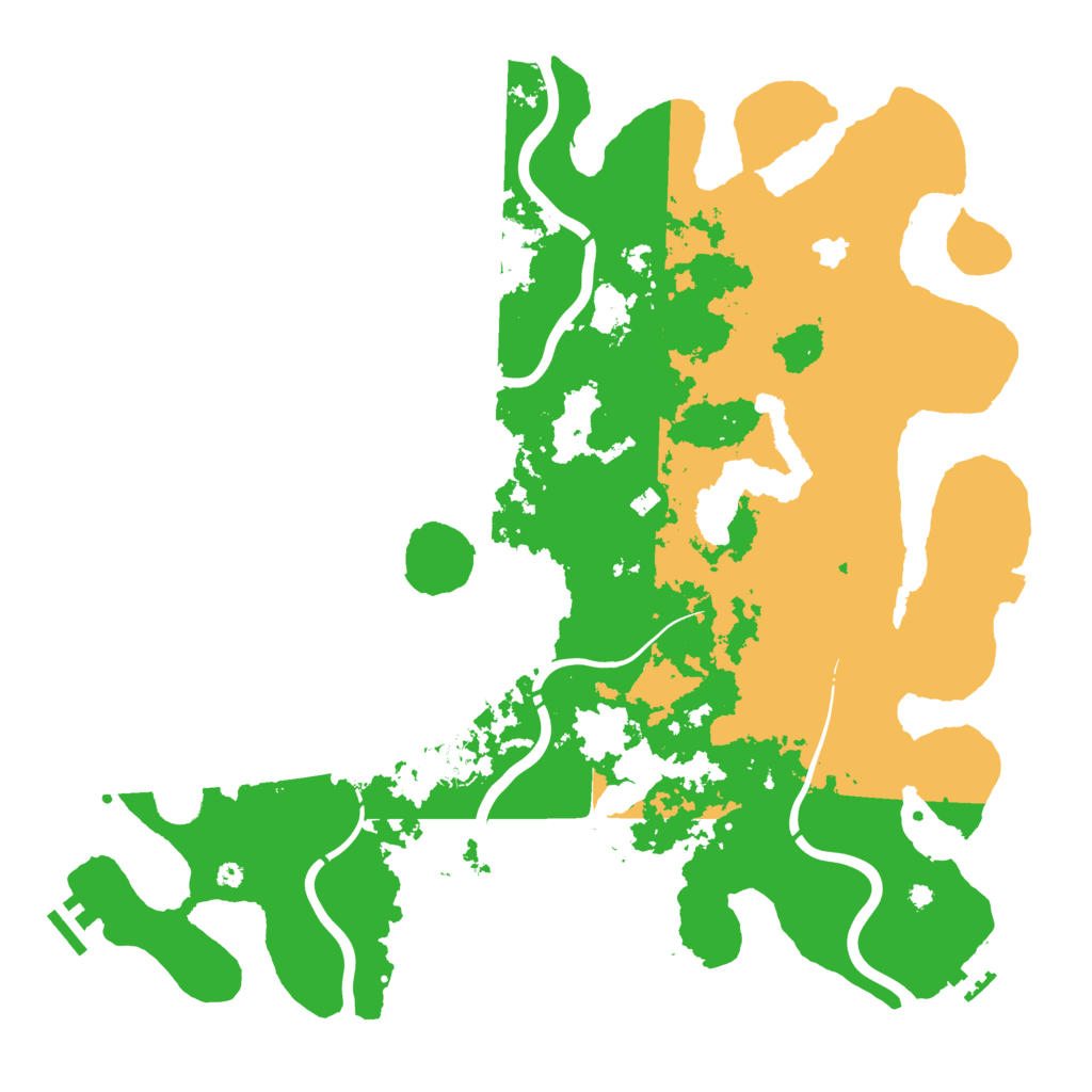 Biome Rust Map: Procedural Map, Size: 4250, Seed: 1250762621
