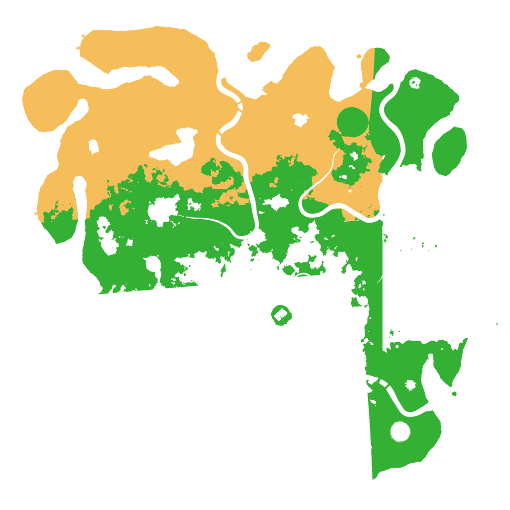 Biome Rust Map: Procedural Map, Size: 4500, Seed: 828367509