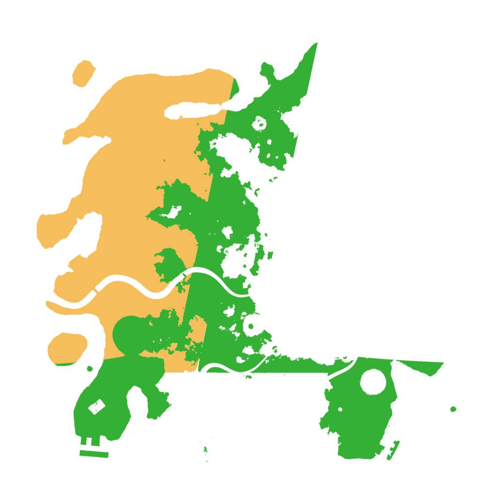 Biome Rust Map: Procedural Map, Size: 3500, Seed: 1591460583