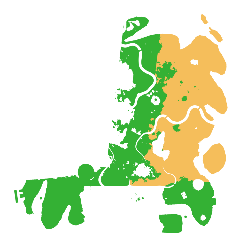 Biome Rust Map: Procedural Map, Size: 4000, Seed: 71581