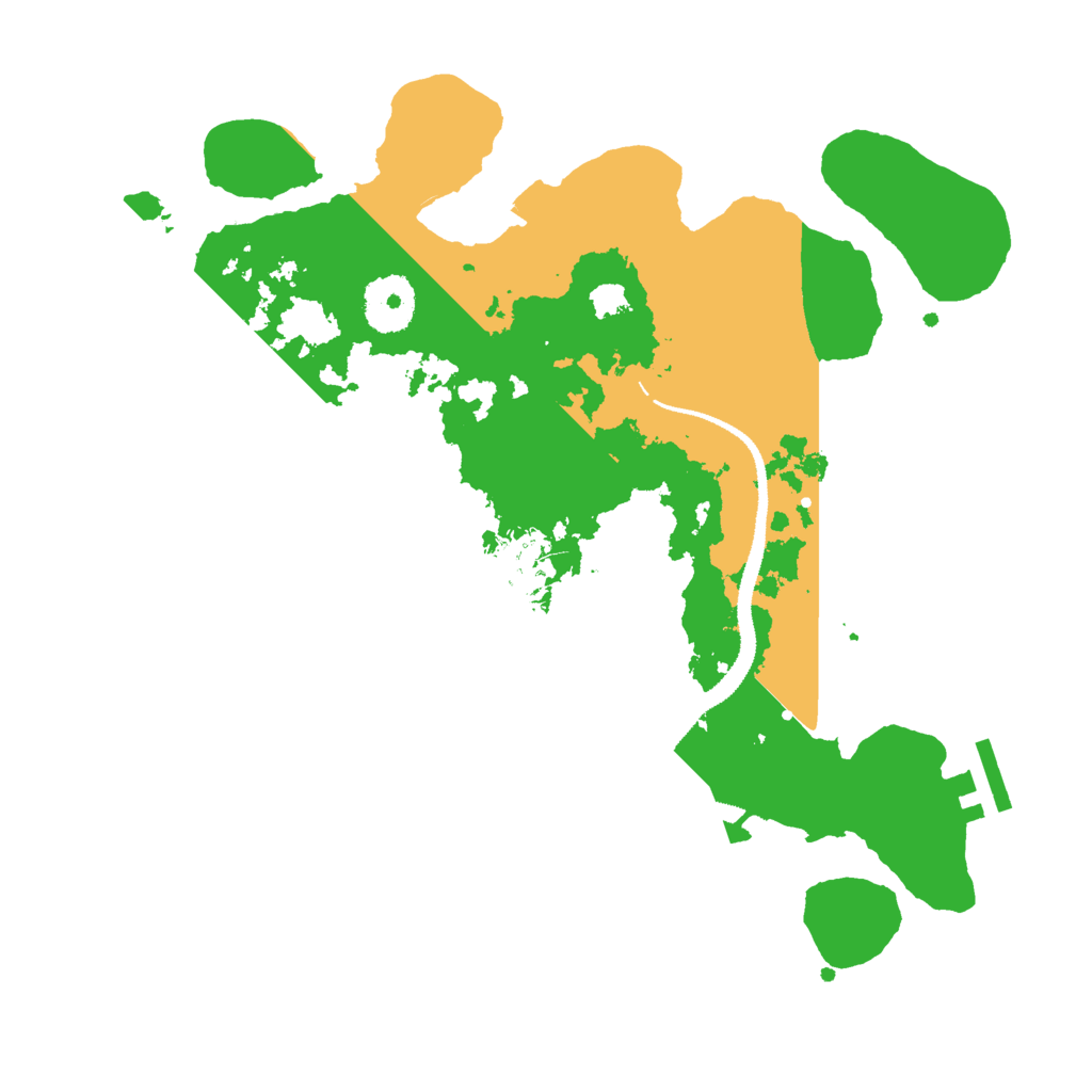 Biome Rust Map: Procedural Map, Size: 3000, Seed: 1642054476